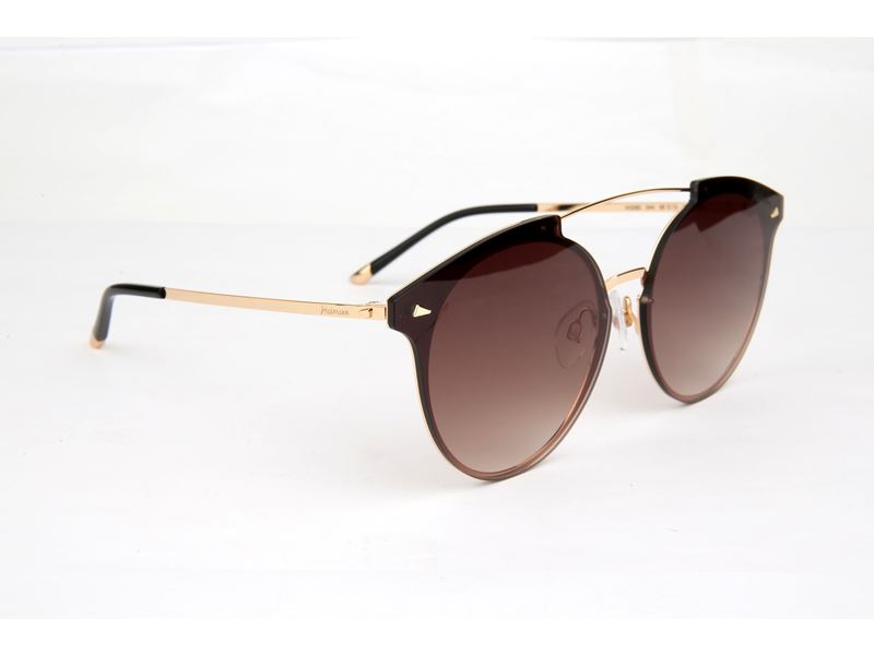 Hickmann HI 3060 04A Marrom e Dourado Brilho / Marrom Degradê - 68 mm - Sol
