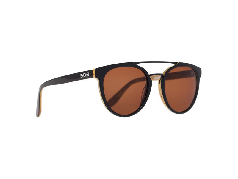 Evoke Kosmopolite Ds3 M01 Black Shine & Wood/ Brown - Sol
