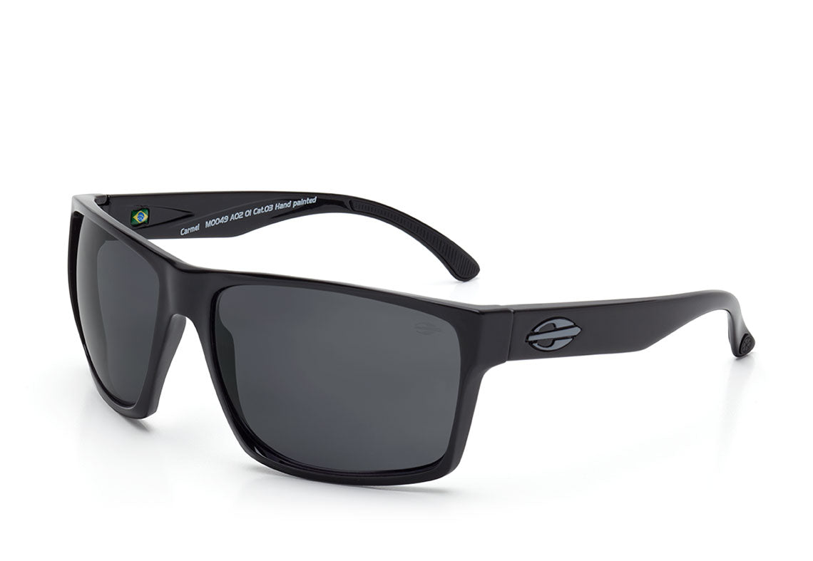 Óculos de Sol Mormaii Carmel Nxt Infantil Preto Brilho/ Cinza - Oculos Shop