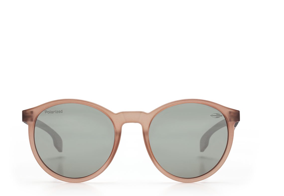 Mormaii Maui NXT Infantil Nude Translúcido Fosco / Prata Espelhado Polarizado Unico - Lente 4,5 cm - Sol