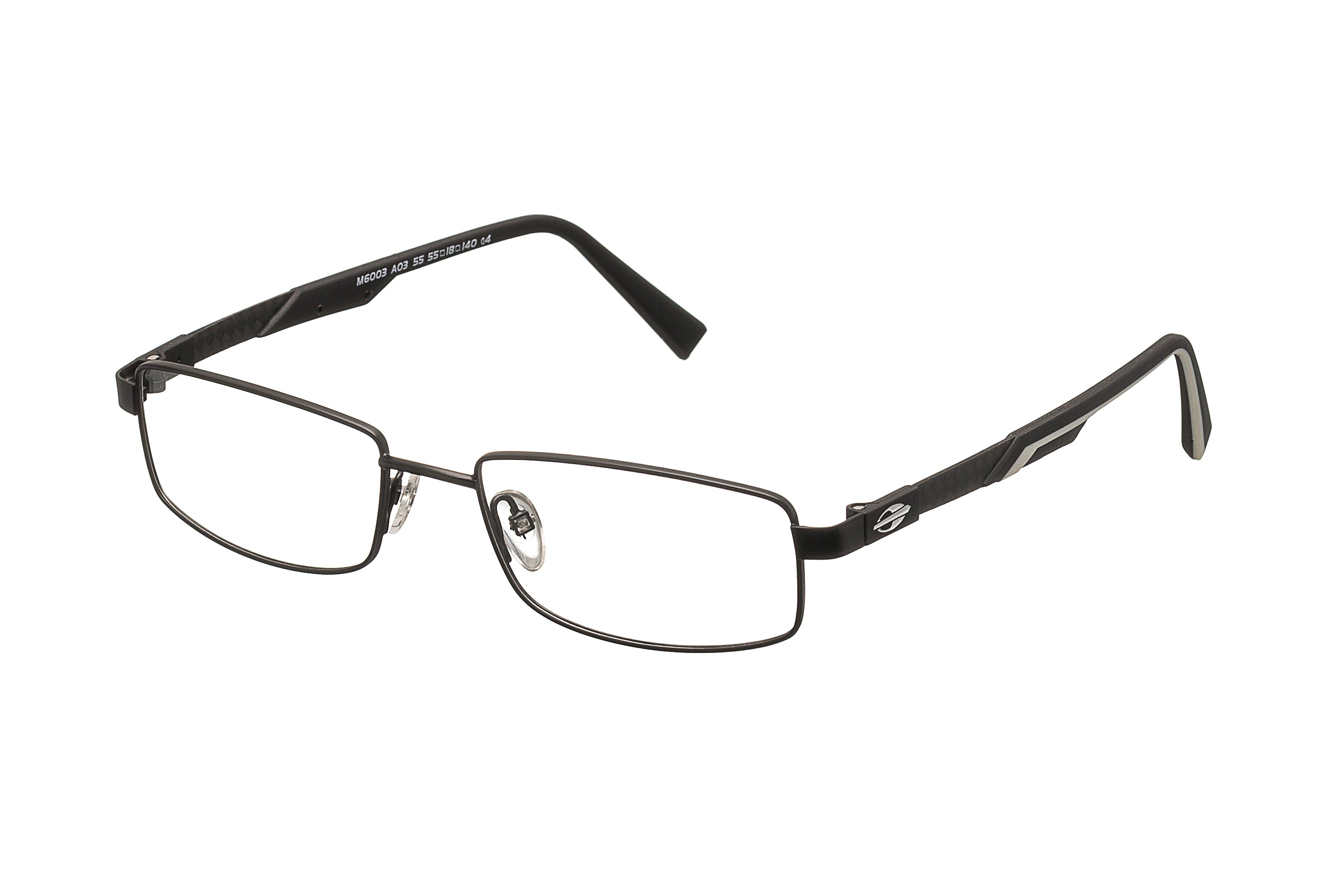 Óculos de Grau Mormaii M6003 Preto Fosco - Lente 5,5 cm