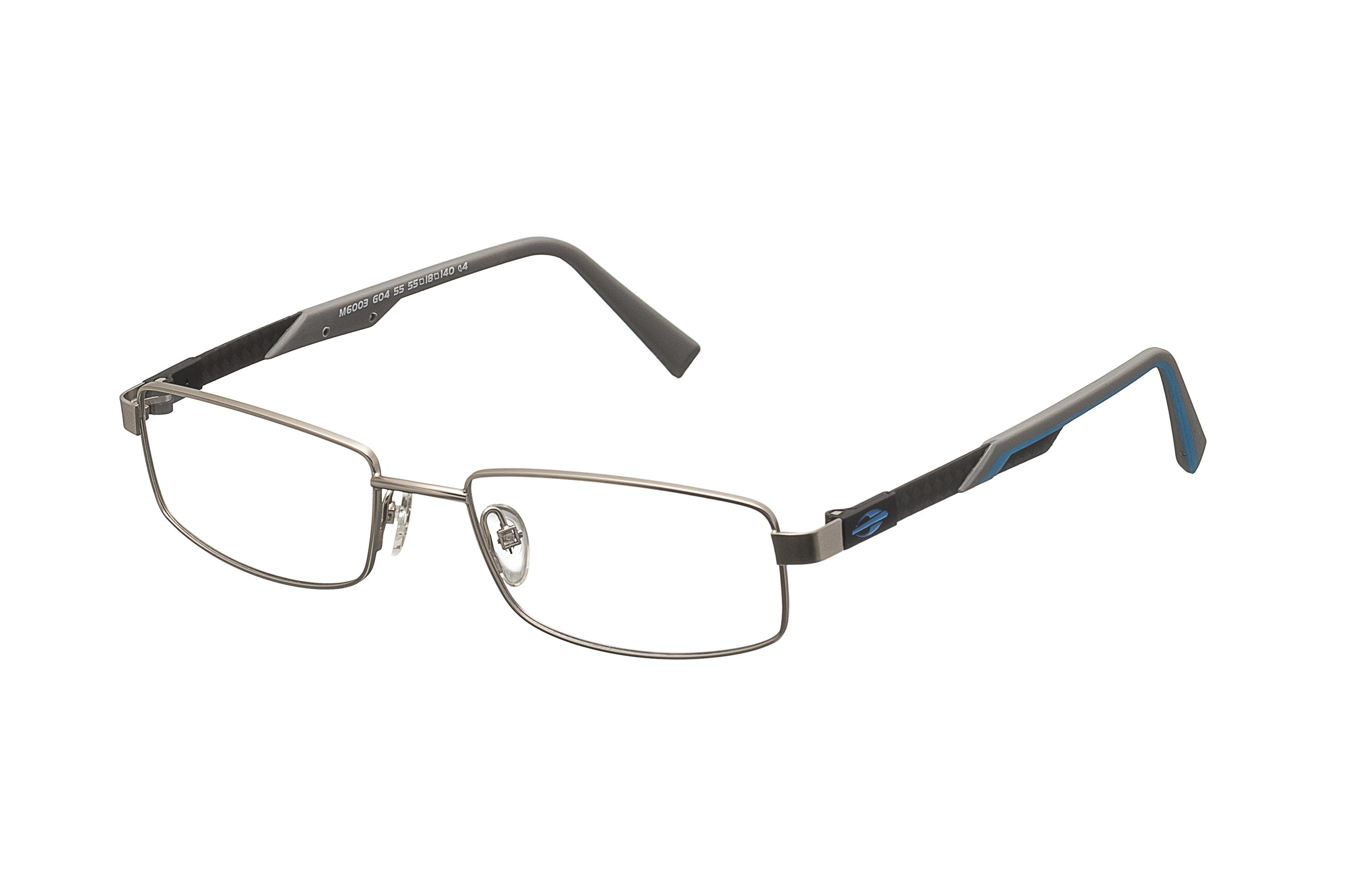 Óculos de Grau Mormaii M6003 Prata Brilho - Lente 5,5 cm