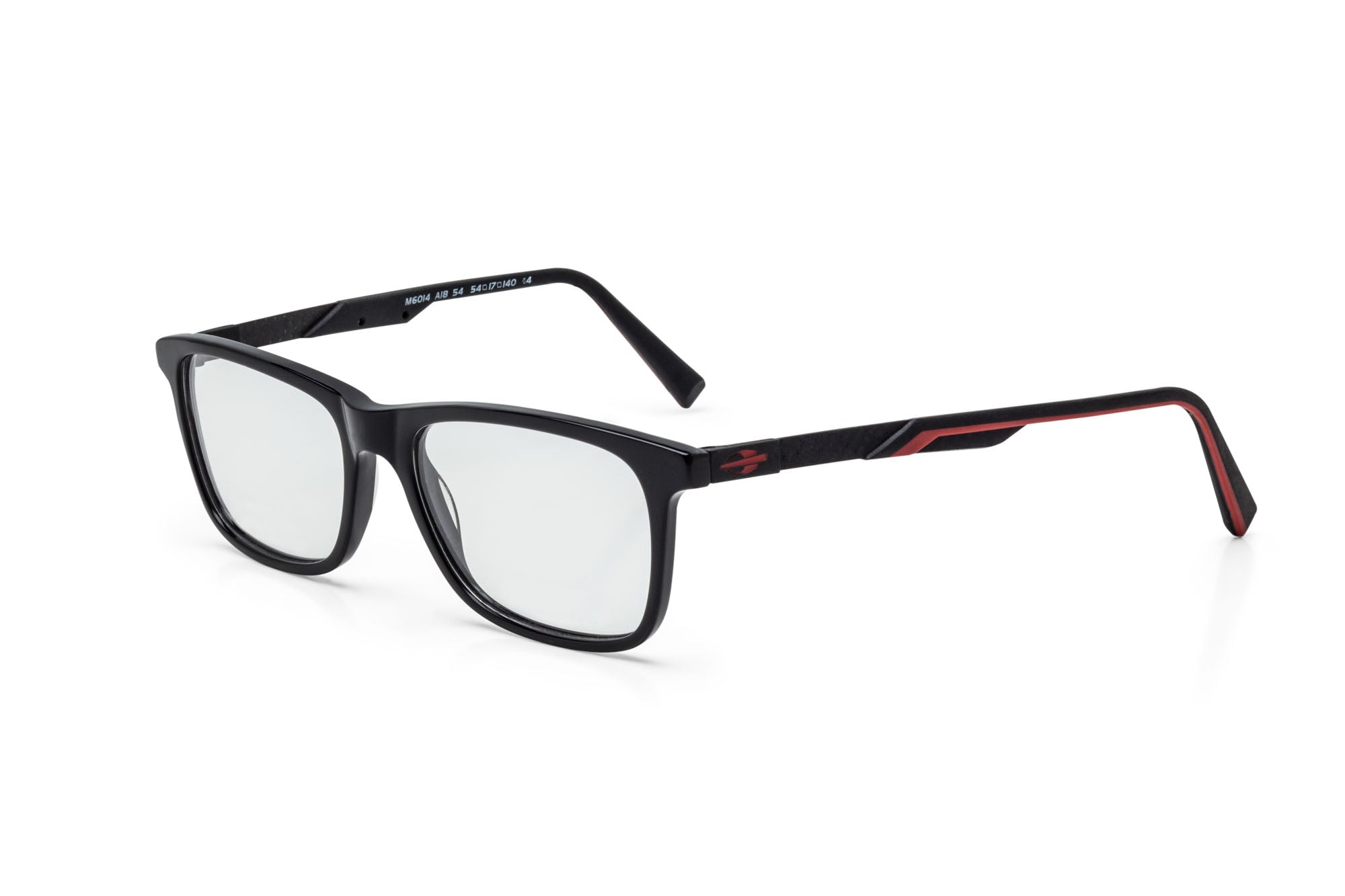 Óculos de Grau Mormaii M6014 Preto Brilho - Lente 5,4 cm