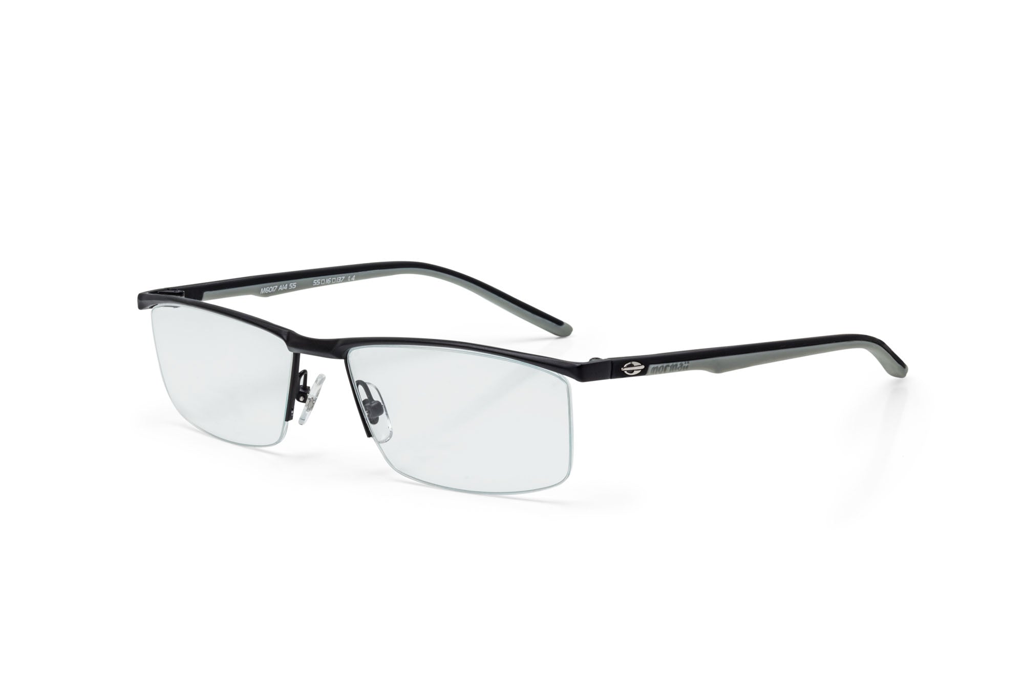 Óculos de Grau Mormaii M6017 Preto Fosco - Lente 5,5 cm