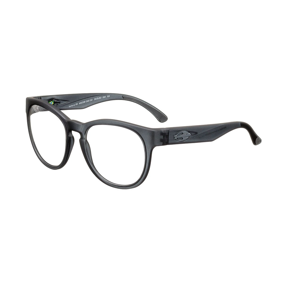Óculos de Grau Mormaii Ventura Rx CINZA FOSCO Lente 5,3 cm