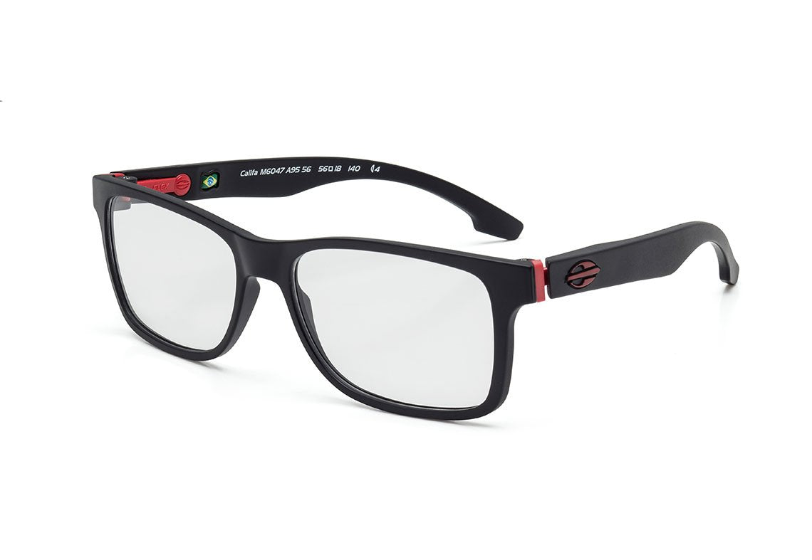 Mormaii Califa T-Flex Preto Fosco - Lente 5,6 cm - Grau