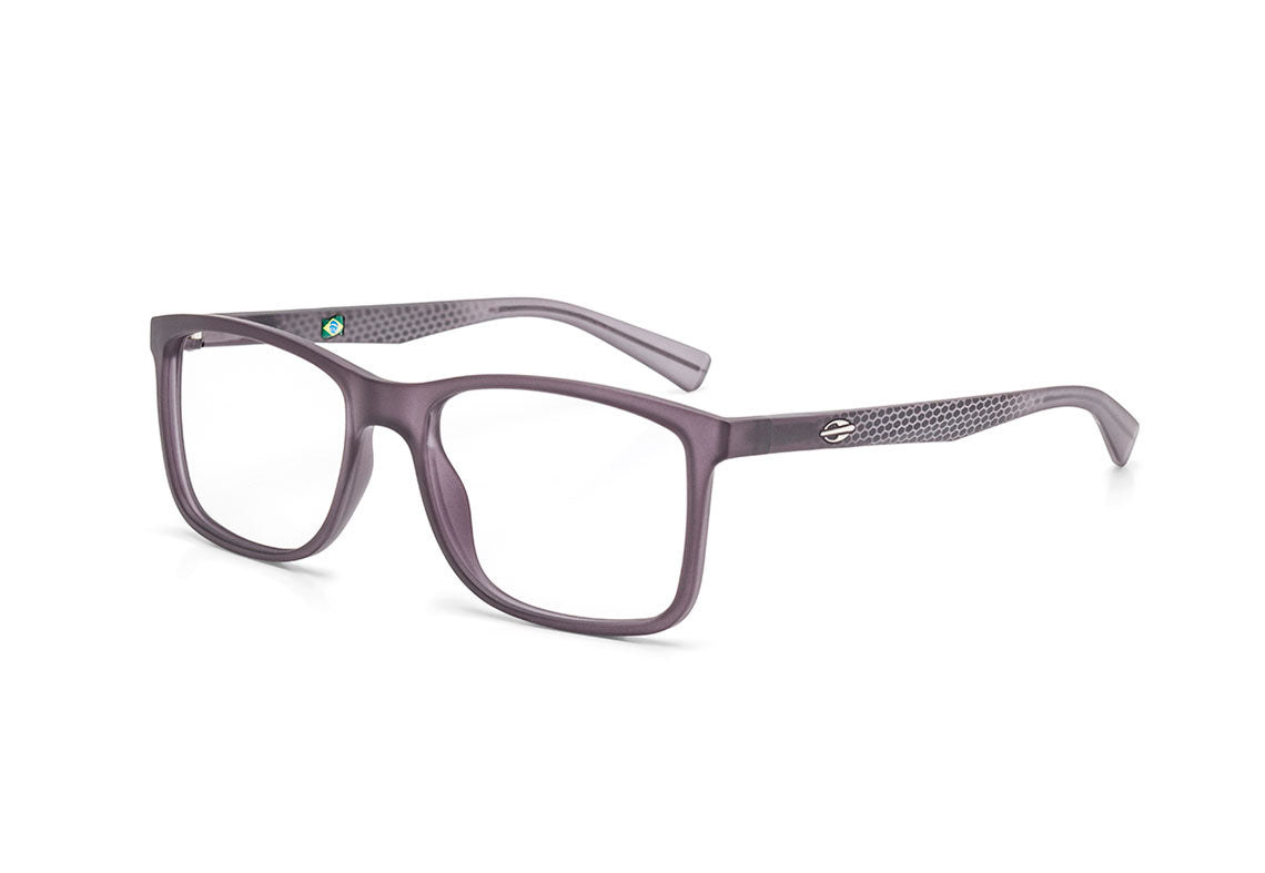 Óculos de Grau Mormaii Pequim Cinza Translúcido Fosco - Lente 5,3 cm - Oculos Shop