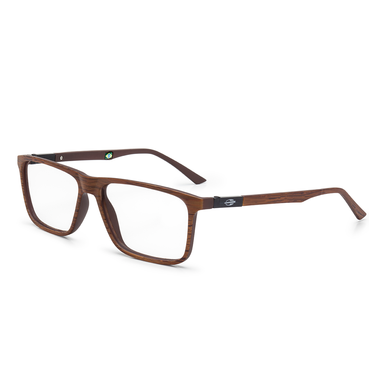 Óculos de Grau Mormaii Nava II Marrom Fosco - Lente 5,5 cm
