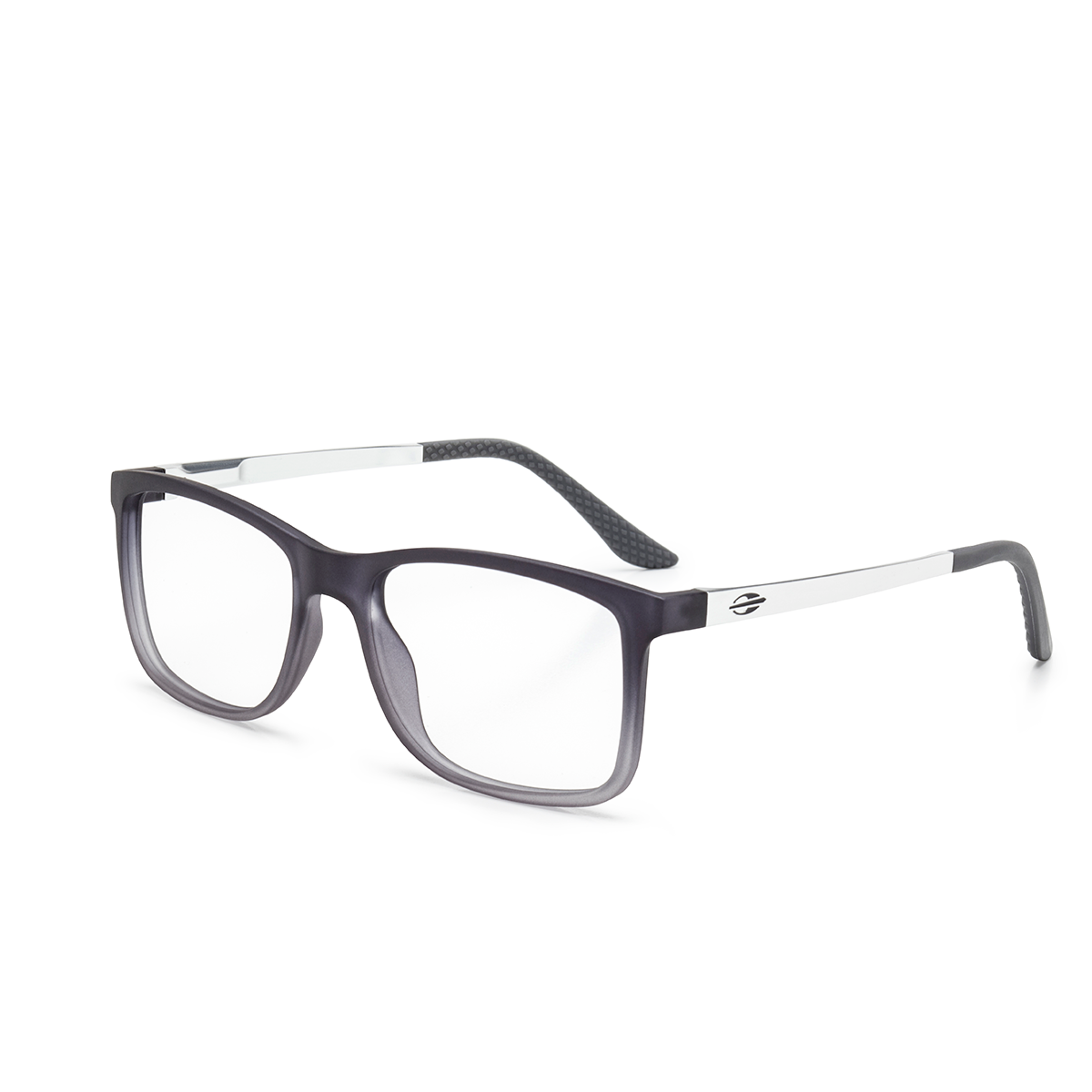 Óculos de Grau Mormaii Pequim Aluminium Cinza Degradê Fosco - Lente 5,3 cm