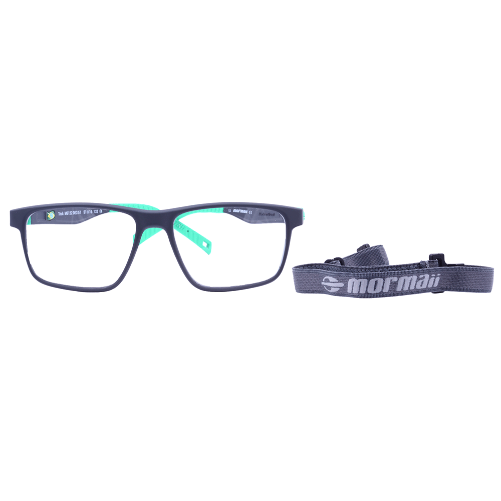 Infantil Mormaii Trick Preto e Verde Fosco - 51mm - Grau