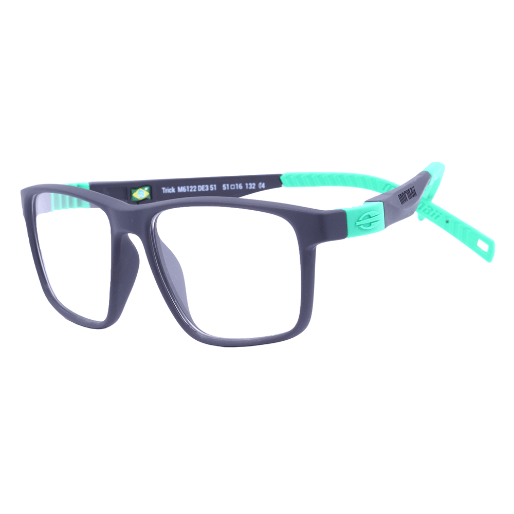 Infantil Mormaii Trick Preto e Verde Fosco - 51mm - Grau