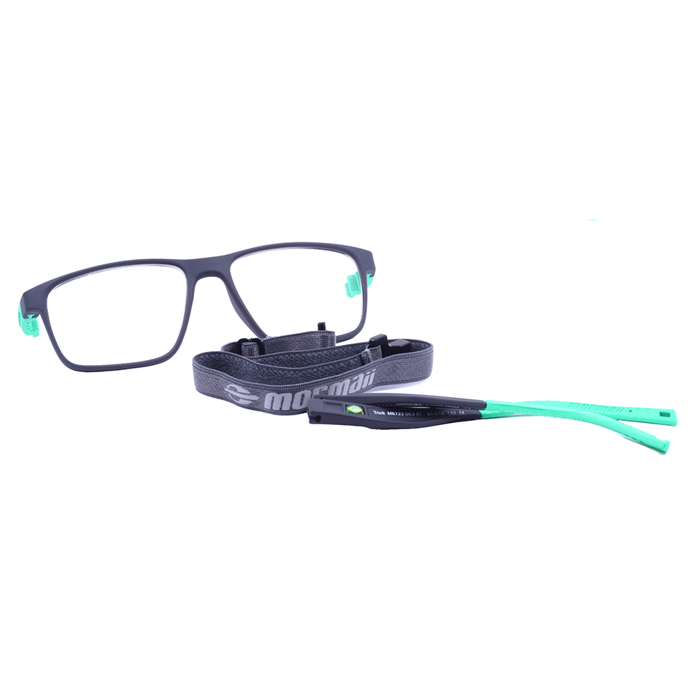 Infantil Mormaii Trick Preto e Verde Fosco - 51mm - Grau