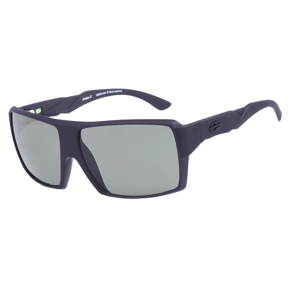 Óculos de Sol Mormaii Aruba 2 Preto Fosco/ Verde G15