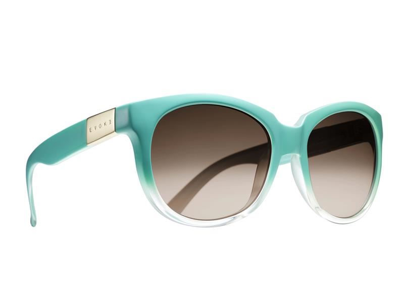 Óculos de Sol Evoke Mystique Watergreen Gradient Crystal/ Brown Degradê