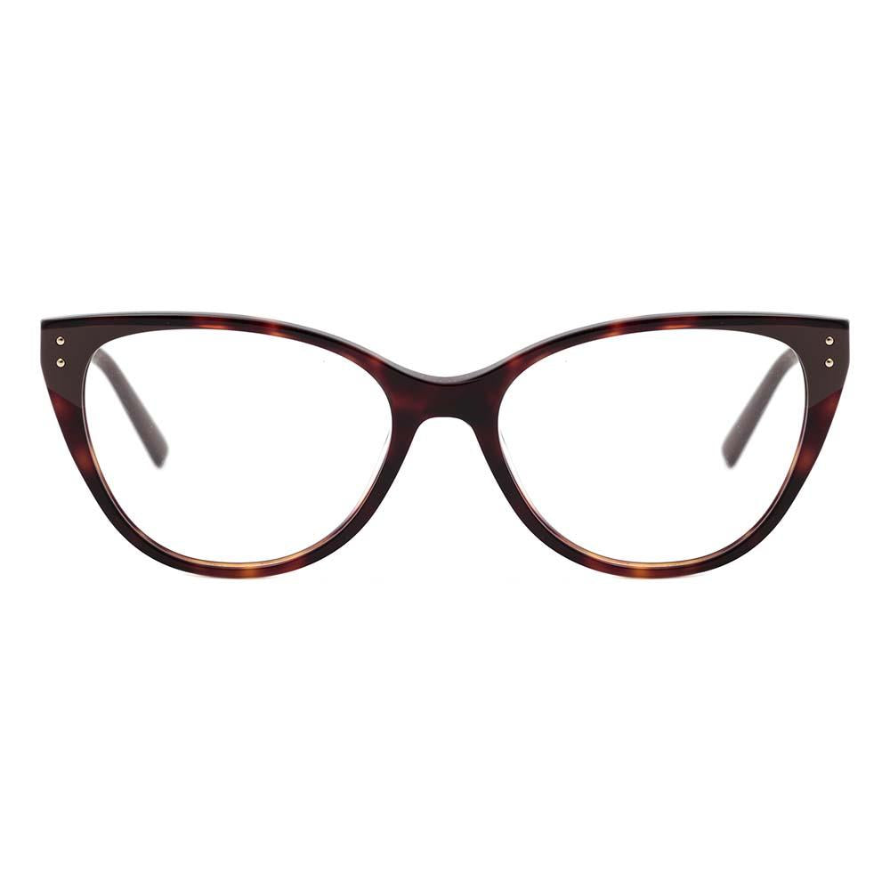 Ana Hickmann AH 6403 P01 Marrom Mesclado e Dourado Brilho - Lente 5,3 cm