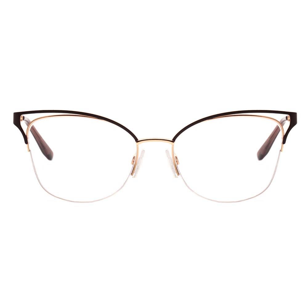 Atitude AT 1658 01A Marrom Fosco e Dourado Brilho Lente 5,2 Cm