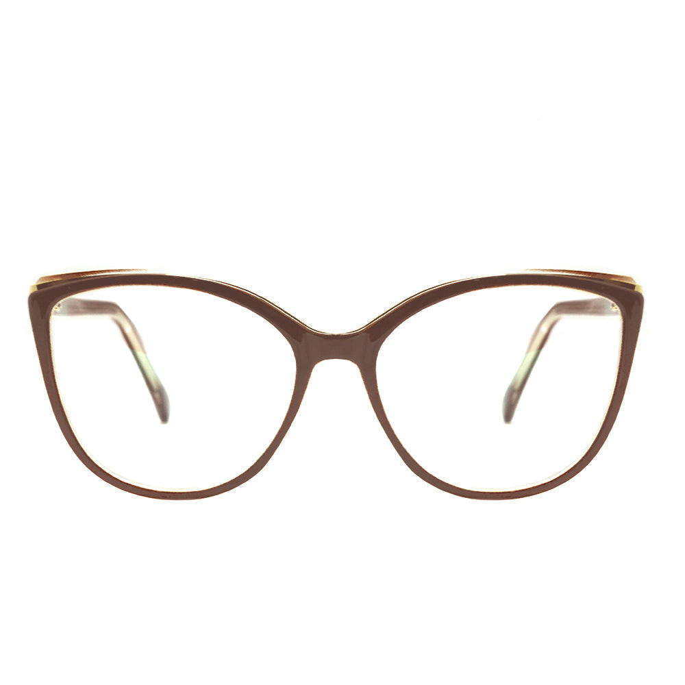 Wee W0194 Marrom E Dourado Brilho Lente 5,5 Cm