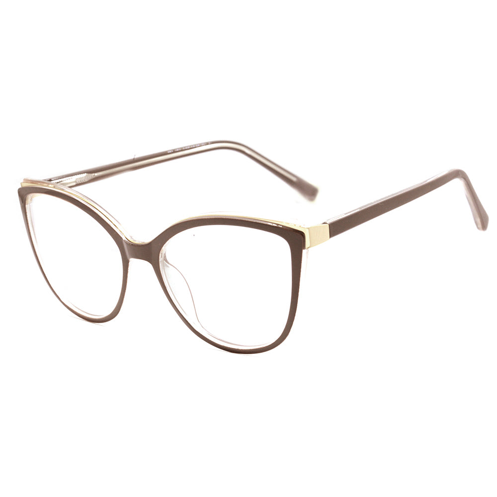 Wee W0194 Marrom E Dourado Brilho Lente 5,5 Cm