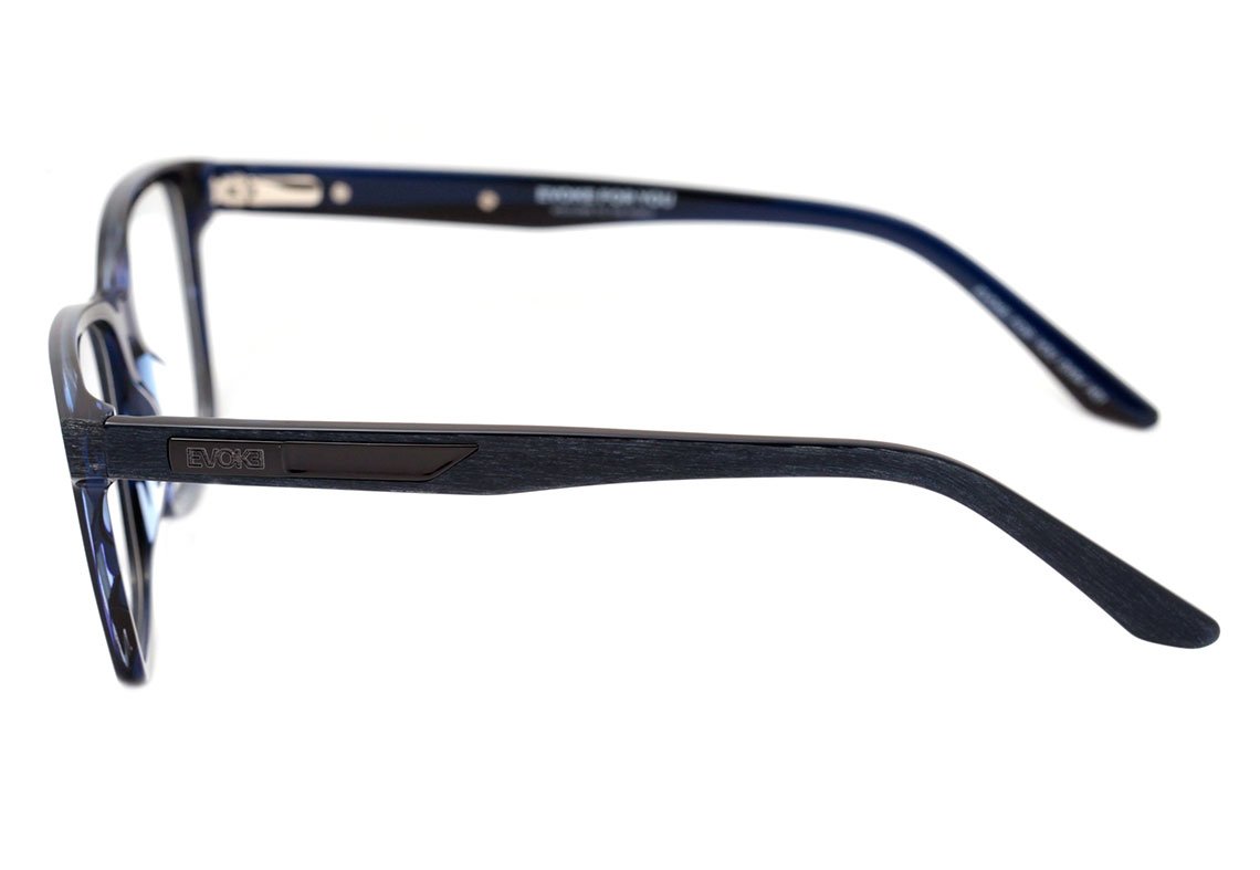 Evoke For You DX64 H01 Blue Wood Matte Blue Shine - 56 mm - Grau