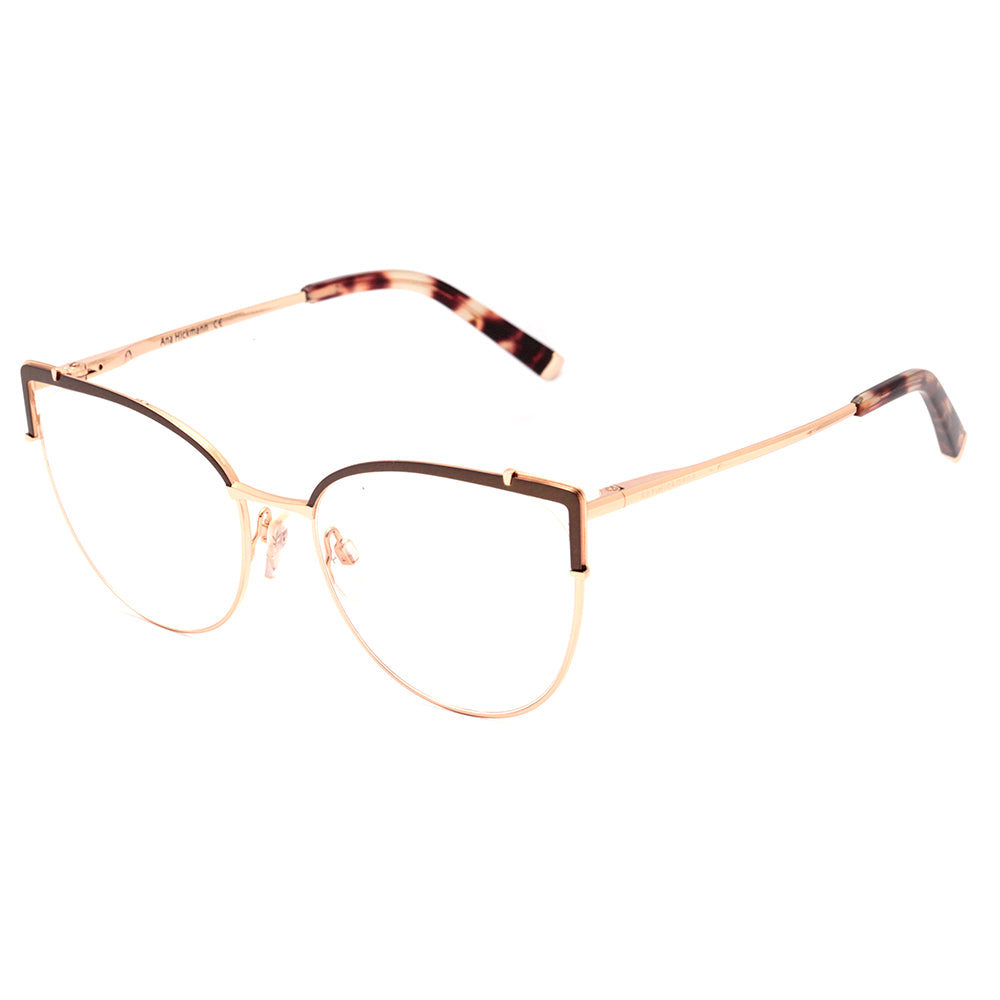 Ana Hickmann AH 1386 01A Marrom e Dourado Brilho - Lente 5,4 cm