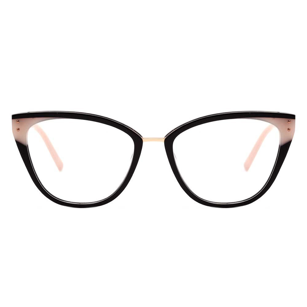 Ana Hickmann AH 6401 A01 Preto e Dourado Brilho - Lente 5,3 cm P02 Preto E Nude Brilho Lente 5,3 Cm