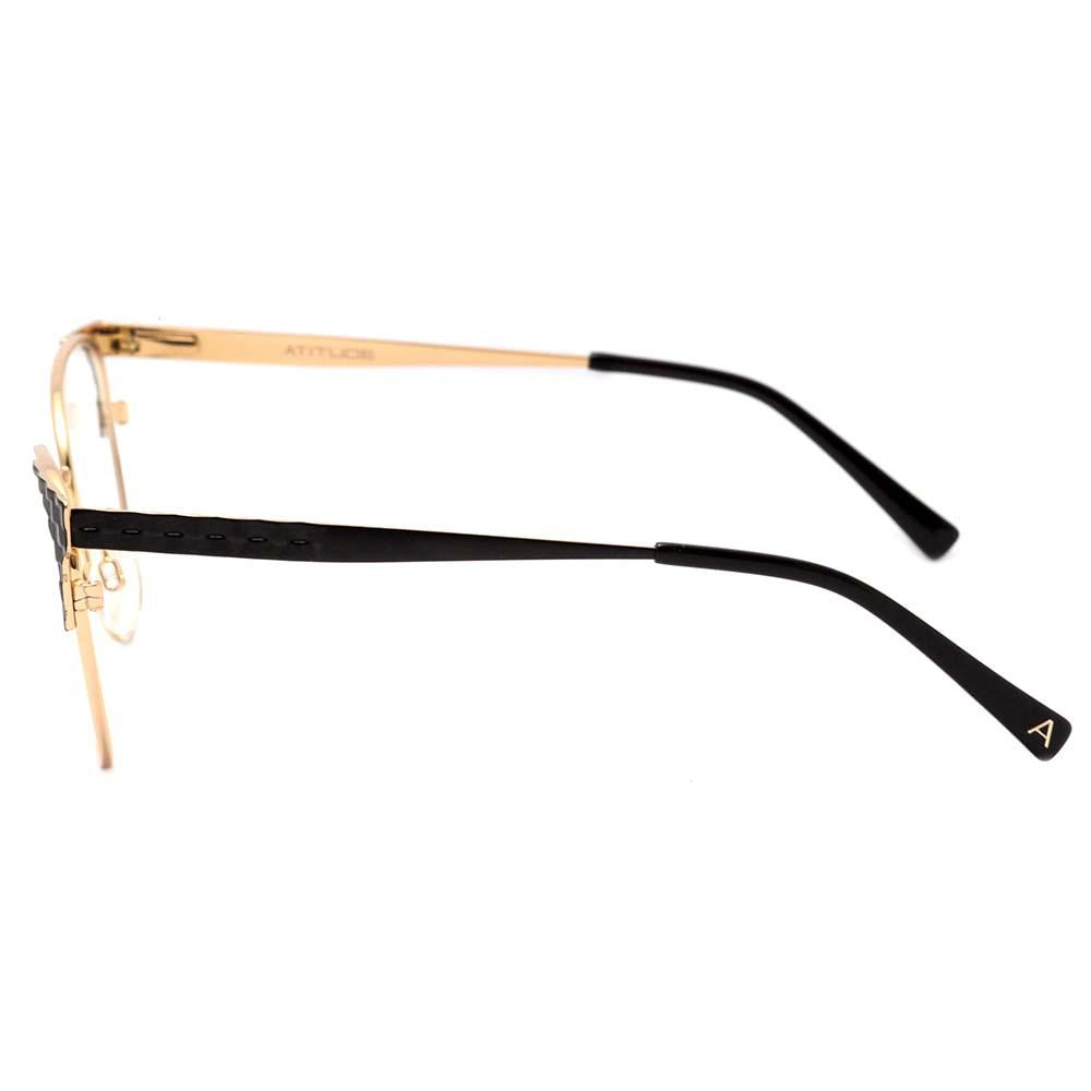 Atitude AT 1650 09A Preto Fosco e Dourado Brilho - Lente 5,3 cm