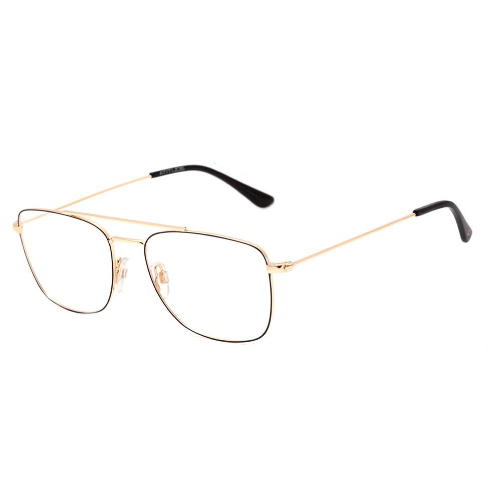 Atitude AT 1671M 09B Preto Fosco e Dourado Brilho - Lente 5,4 cm