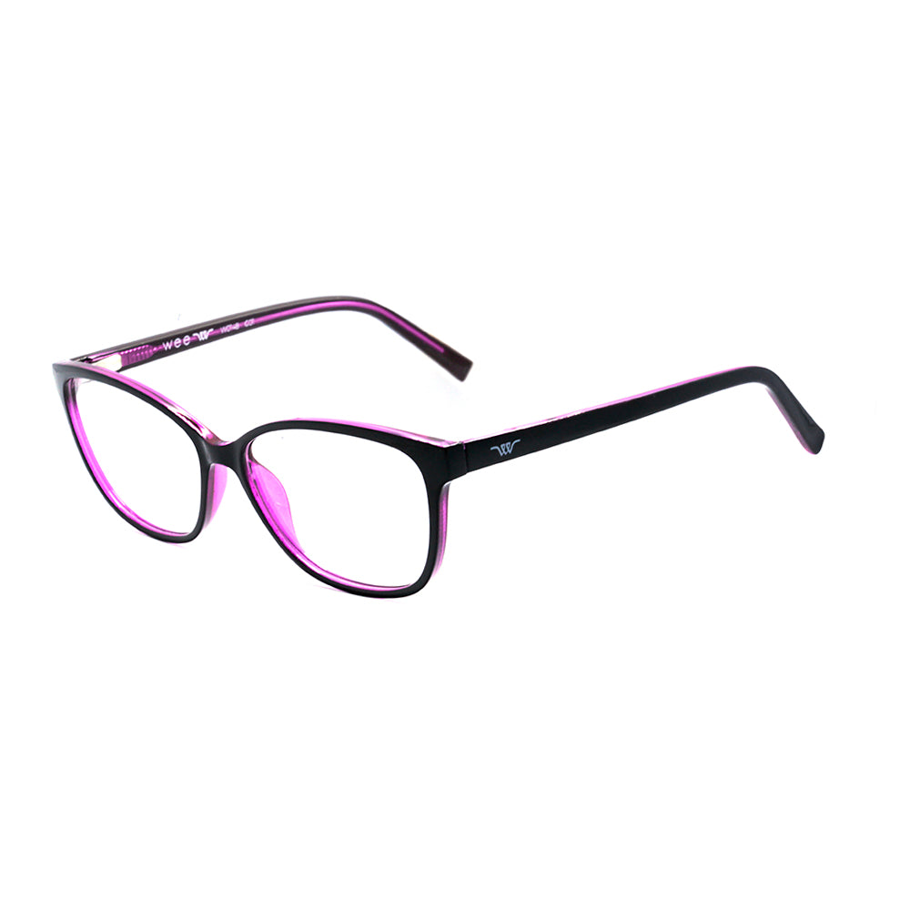 Wee Diana W0148 G01 Preto e Roxo Translúcido - Lente 5,5 cm