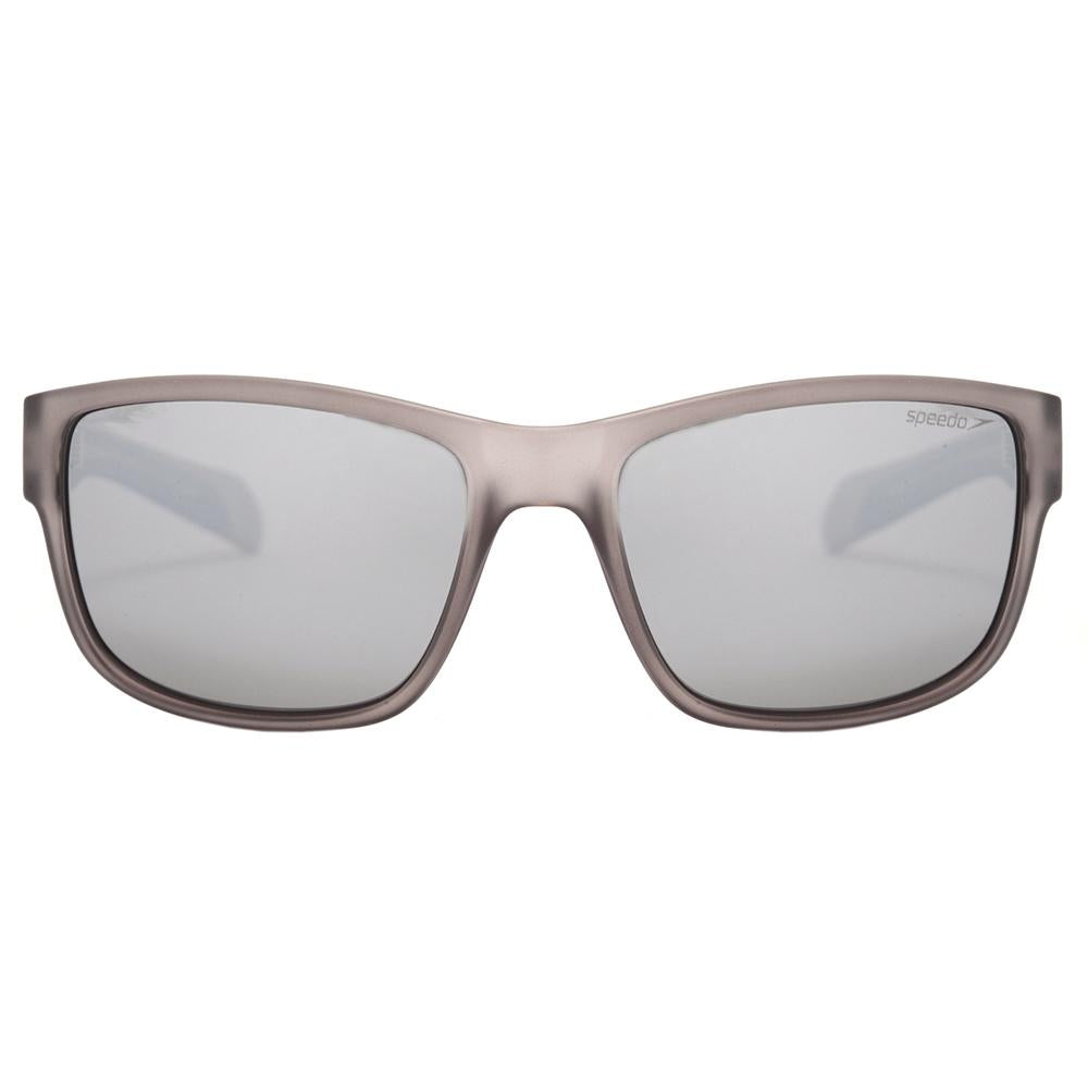 Speedo Capri H01 Cinza Translúcido Fosco / Prata Espelhado Polarizado - Lente 5,7 cm