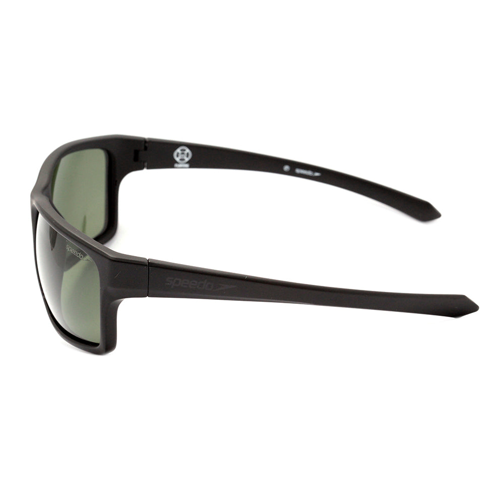Speedo Float A01 Preto Fosco / Verde Polarizado - Lente 6,3 cm