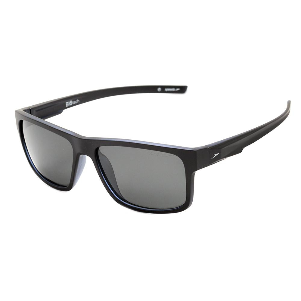 Speedo Rino C01 Preto e Azul Degradê Fosco / Cinza Polarizado - Lente 5,7 cm