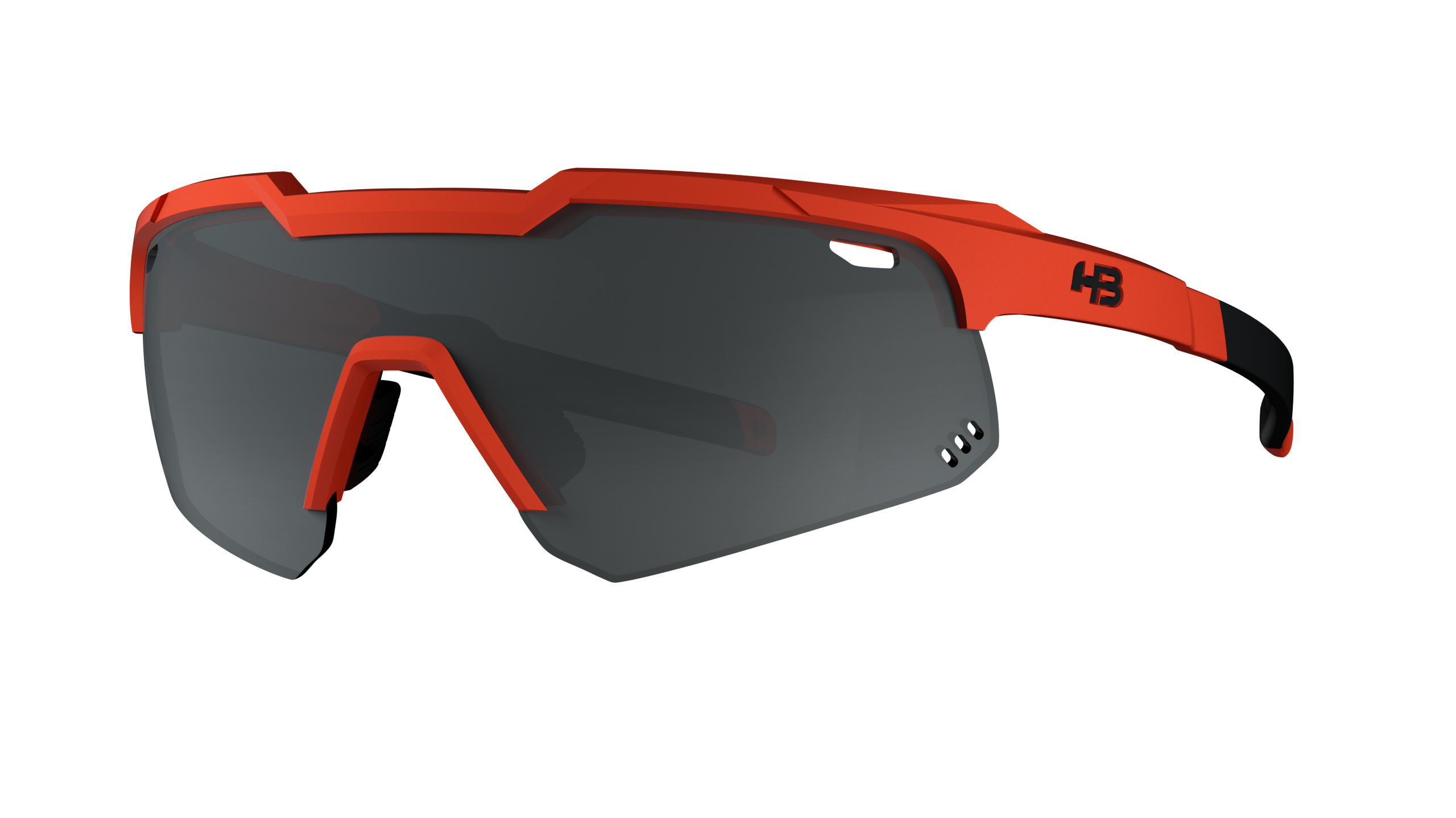 HB Shield Evo Montain Matte Orange / Silver Unico