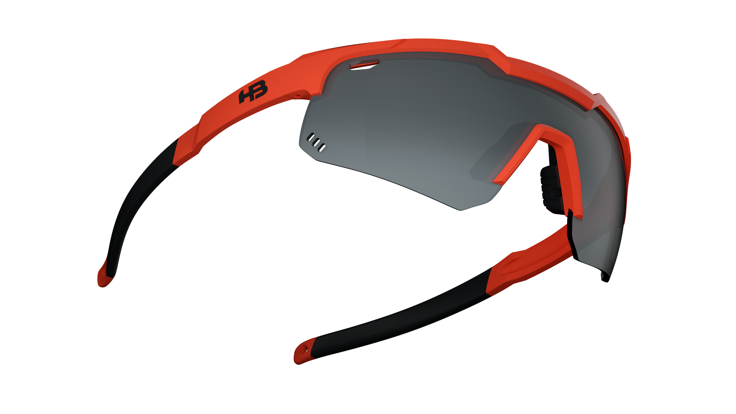 HB Shield Evo Montain Matte Orange / Silver Unico