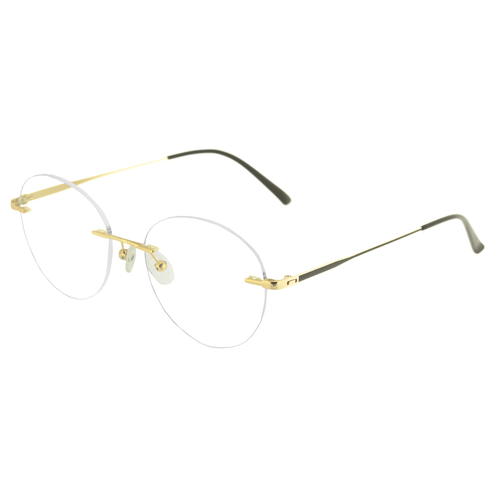 Wee W0216 Clip On Dourado e Preto Brilho / Preto - Lente 5,4 cm  - Grau