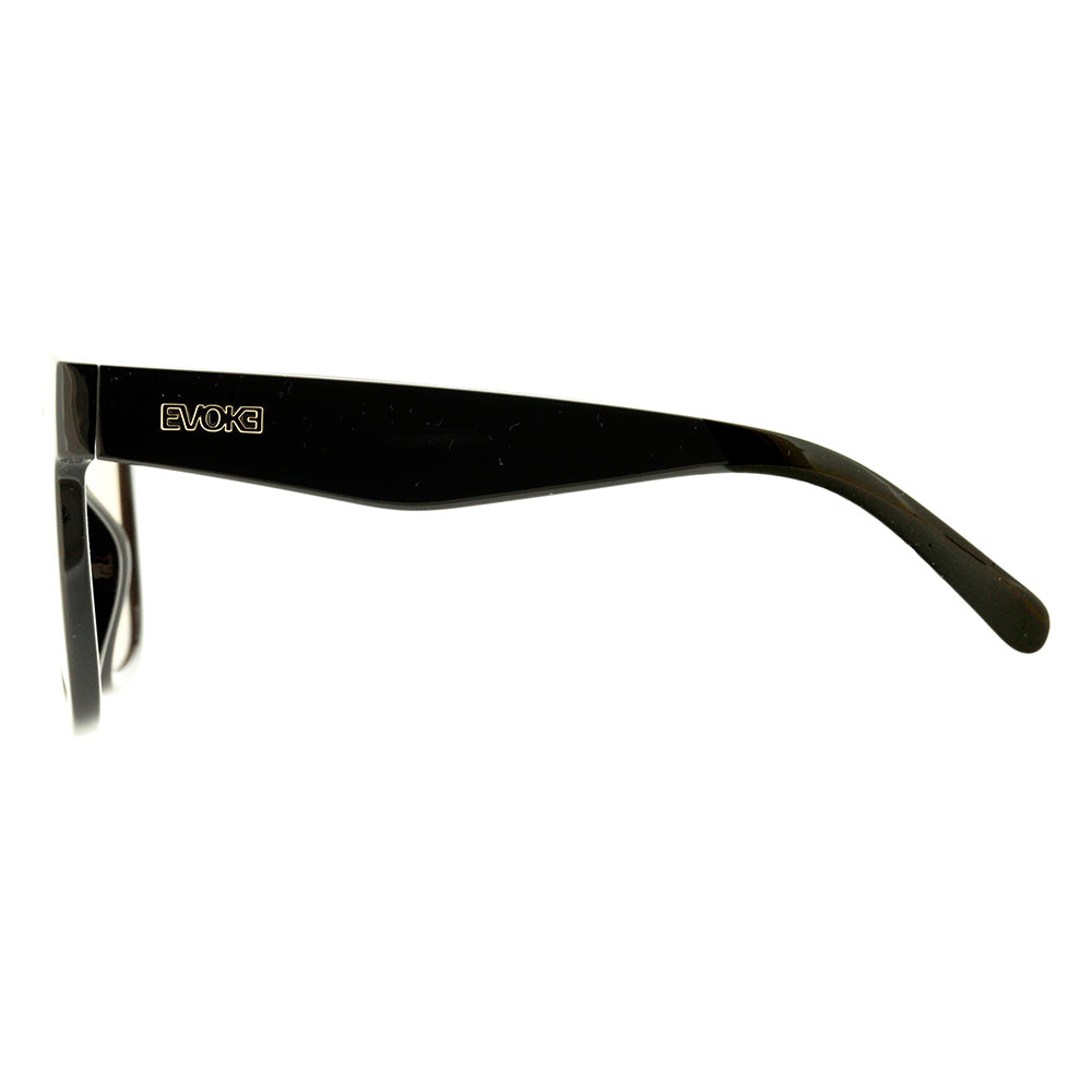 Evoke Audrey A02 Black Shine Light Gold / Caramel Total - 52 mm