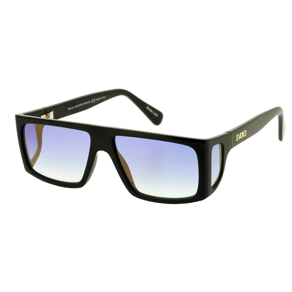 Evoke B-Side A01 Black Shine Gold / Blue Gradient - 58 mm