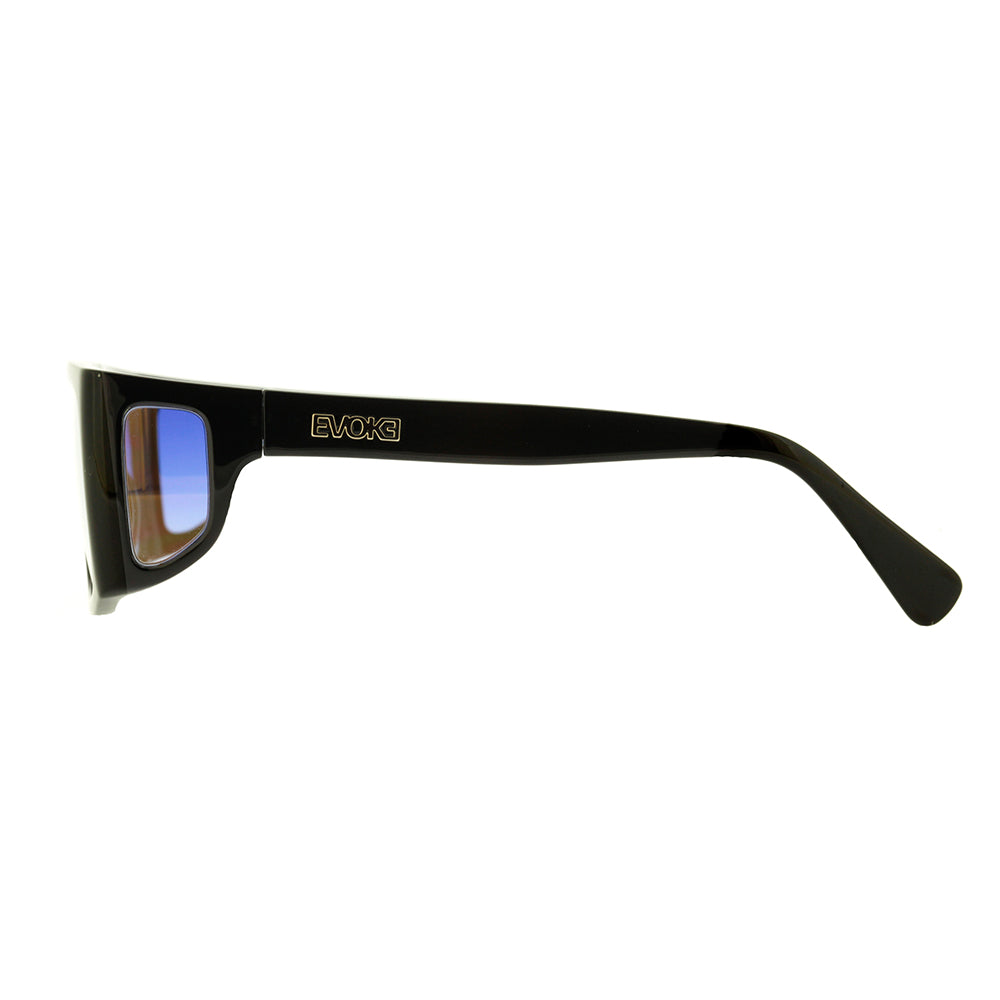 Evoke B-Side A01 Black Shine Gold / Blue Gradient - 58 mm