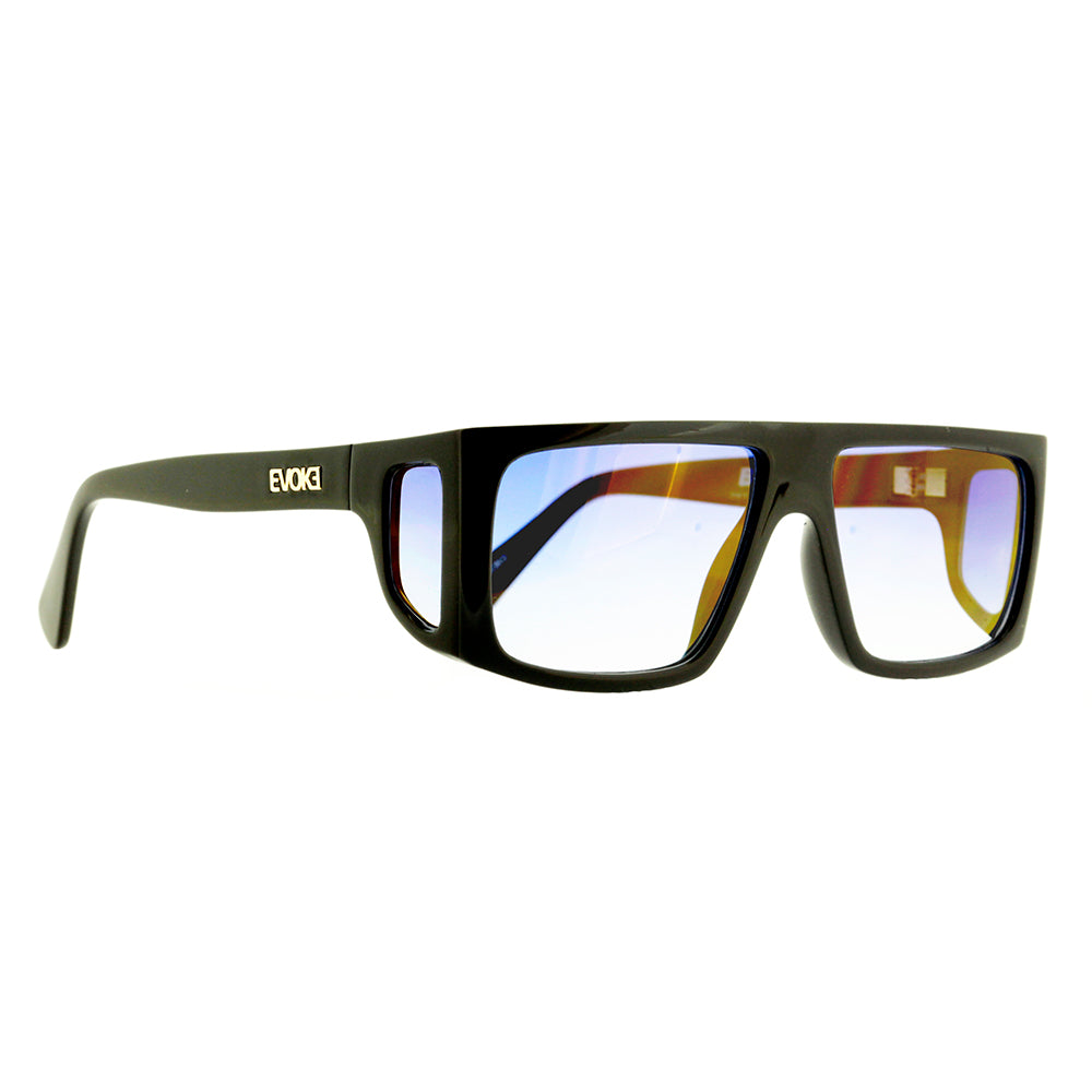 Evoke B-Side A01 Black Shine Gold / Blue Gradient - 58 mm