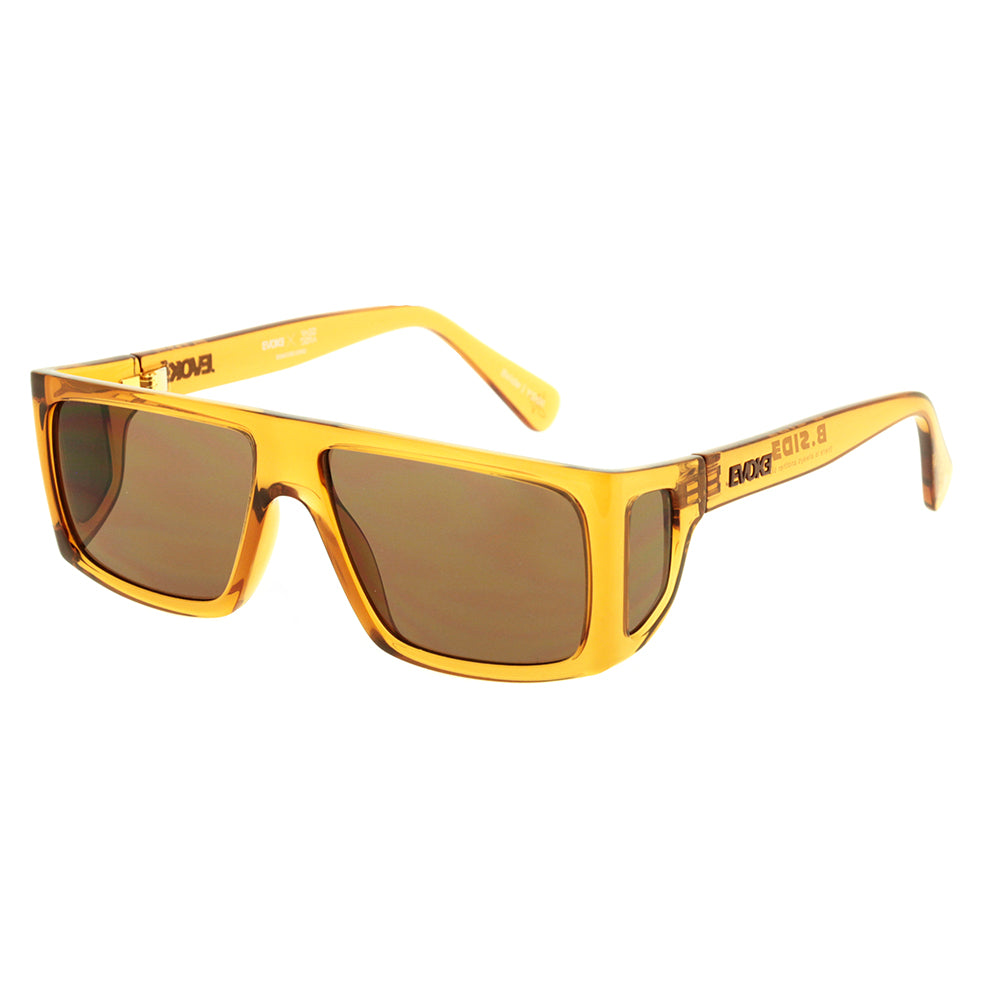 Evoke B-Side YD01 Crystal Ambar Caramel / Brown Total - 58 mm