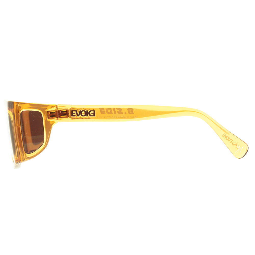 Evoke B-Side YD01 Crystal Ambar Caramel / Brown Total - 58 mm