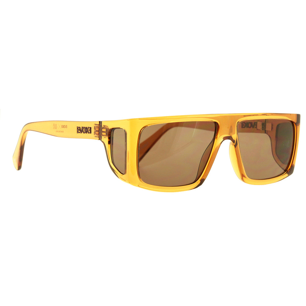 Evoke B-Side YD01 Crystal Ambar Caramel / Brown Total - 58 mm