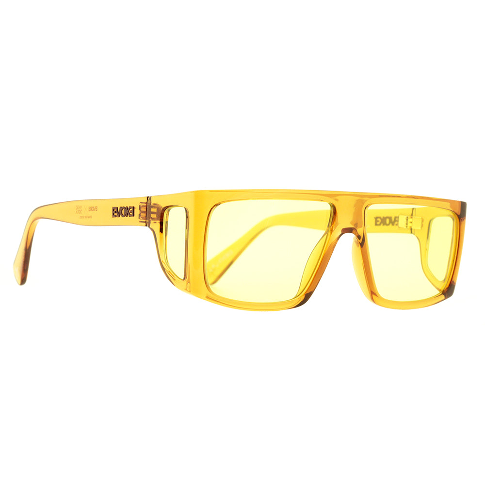 Evoke B-Side YD02 Crystal Ambar Caramel / Yellow - 58 mm
