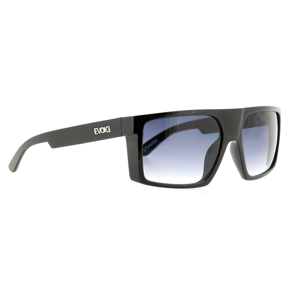 Evoke Shift Big A01 Black Shine Silver / Gray Gradient - 59 mm