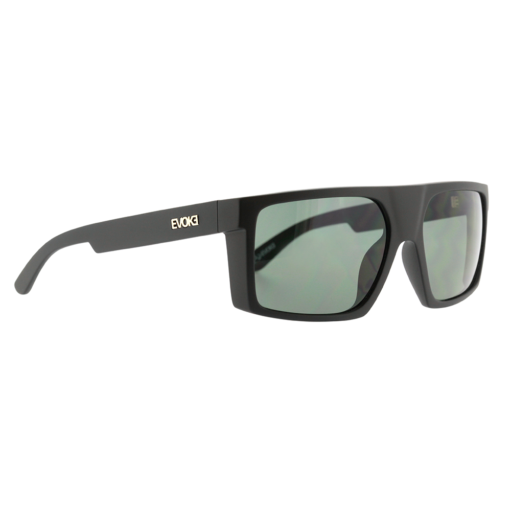 Evoke Shift Big A12 Black Matte Light Gold / Green Total - 59 mm