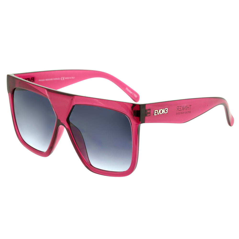 Evoke Thinker T02 Red Grape Crystal Silver / Gray Gradient - 60 mm