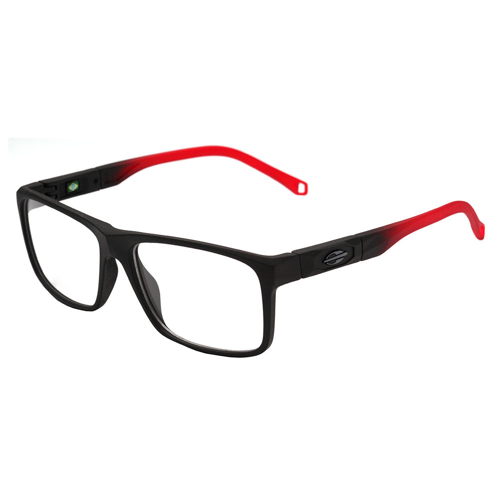Mormaii Kyoto Preto e Vermelho Fosco - Lente 5,7 cm