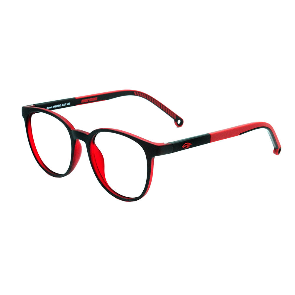 Mormaii Bowl Infantil Preto e Vermelho Fosco - 46 mm
