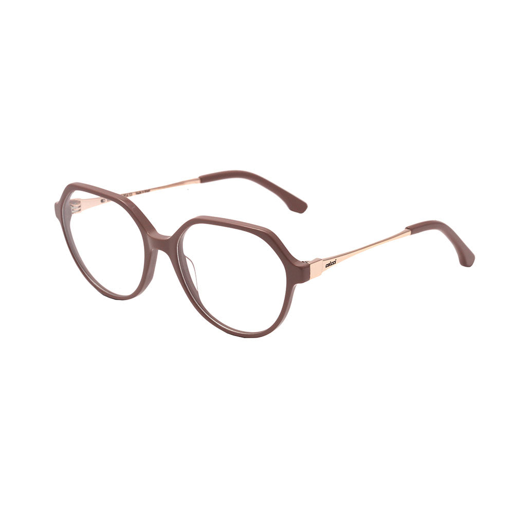 Colcci Elli Nude e Dourado Brilho - Lente 5,3 cm  - Grau