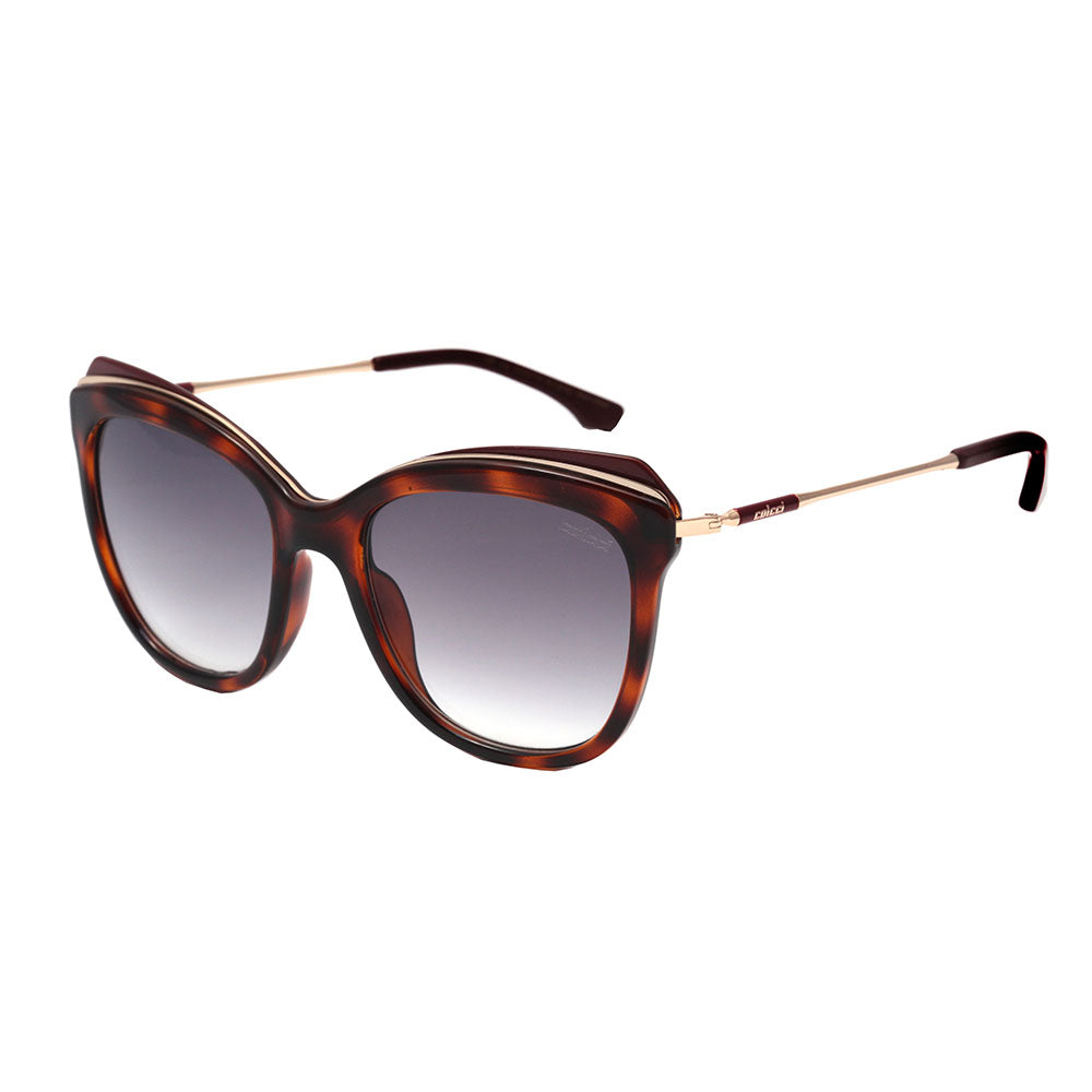Colcci Camila Queiroz Lua Marrom Mesclado e Dourado Brilho / Preto Degradê - Lente 5,4 cm