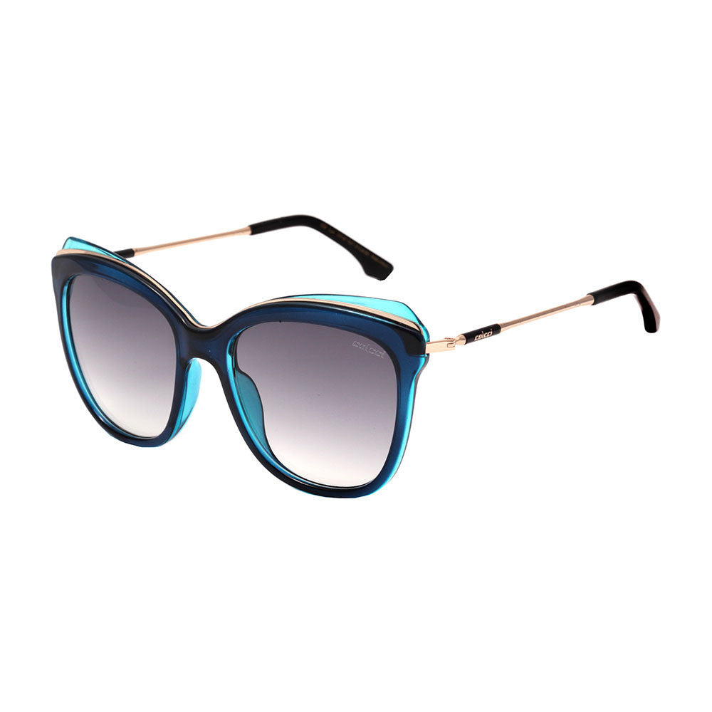 Colcci Camila Queiroz Lua Azul Translúcido Brilho / Preto Degradê - Lente 5,4 cm